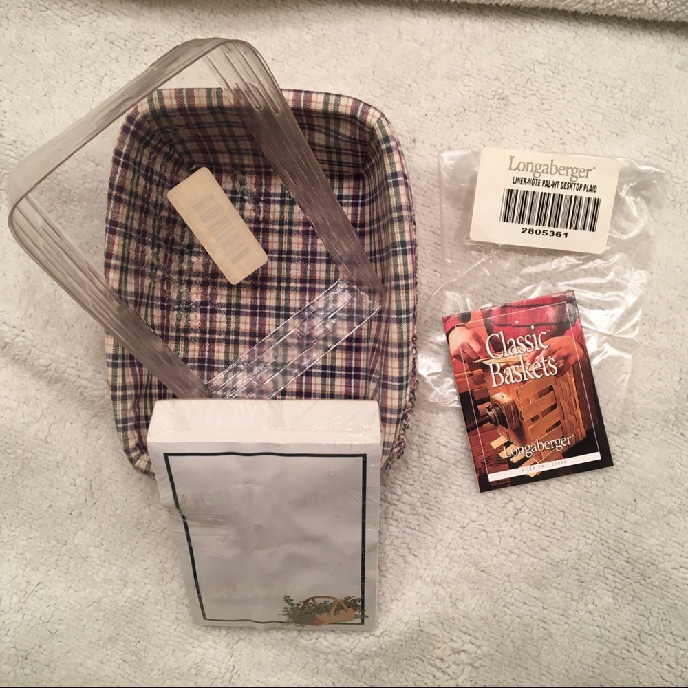 Longaberger 2000 Note Pal Basket